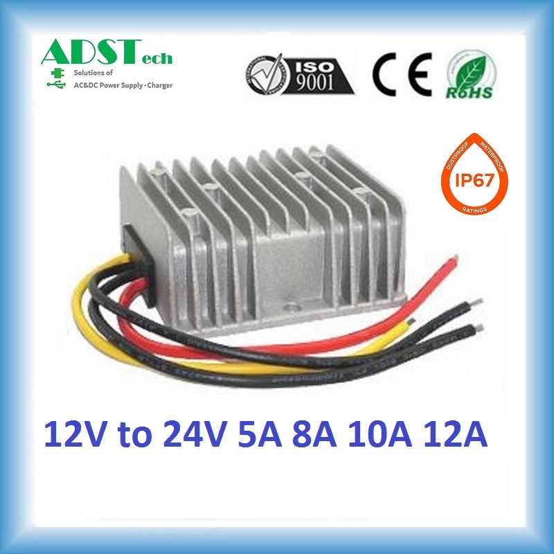 12V to 24V 1A~50A series boost DC Converter