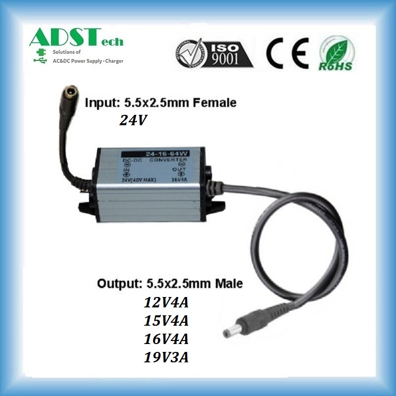 24V to 19V 1A~20A series buck DC Converter