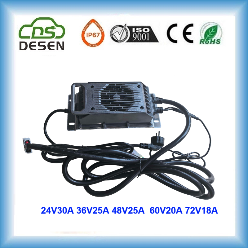 36V25A IP67 waterproof Battery Charger
