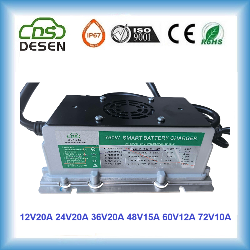 DESEN 750W 24V20A battery charger maintainer