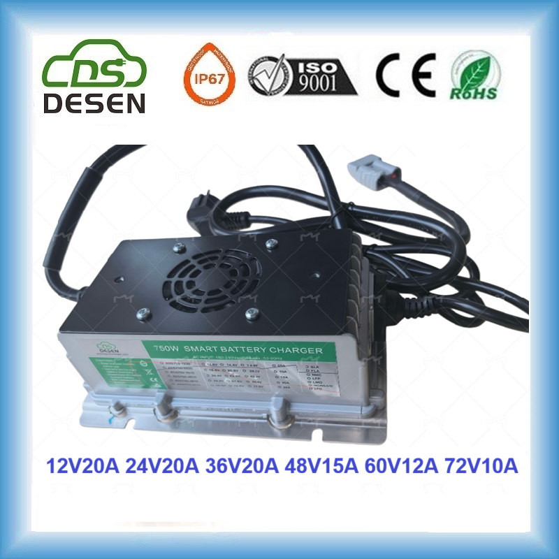 DESEN 750W 36V20A battery charger maintainer