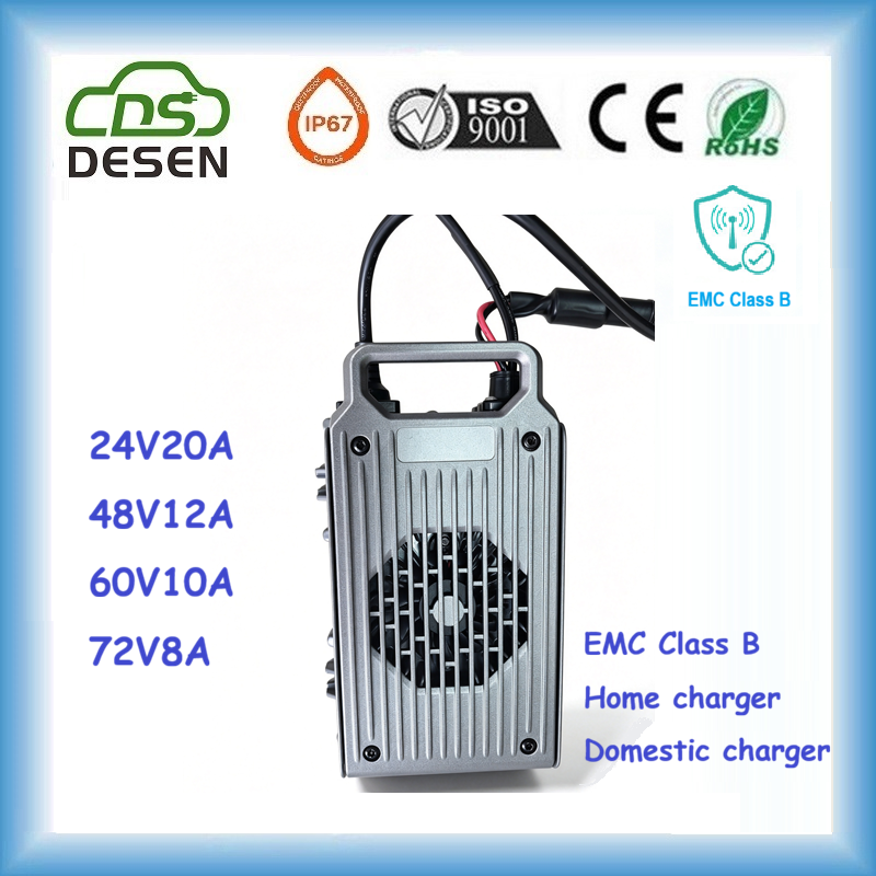 DESEN 600W 60V10A EMC Class B battery charger maintainer