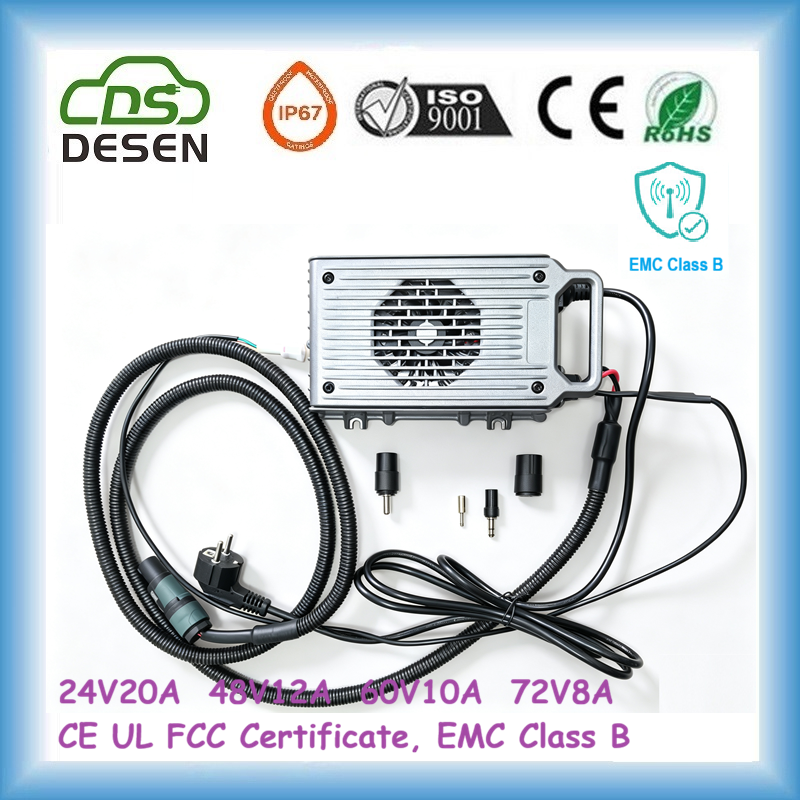DESEN 600W 60V10A CE UL certificate battery charger maintainer