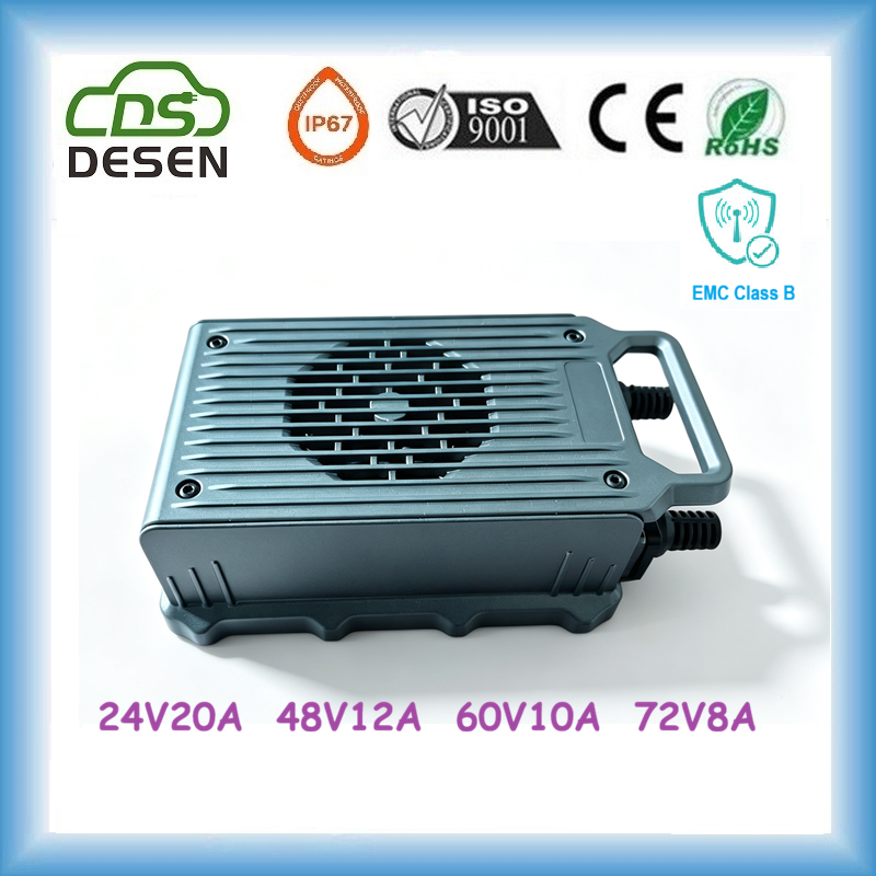 DESEN 600W 72V8A EMC Class B battery charger maintainer - 副本