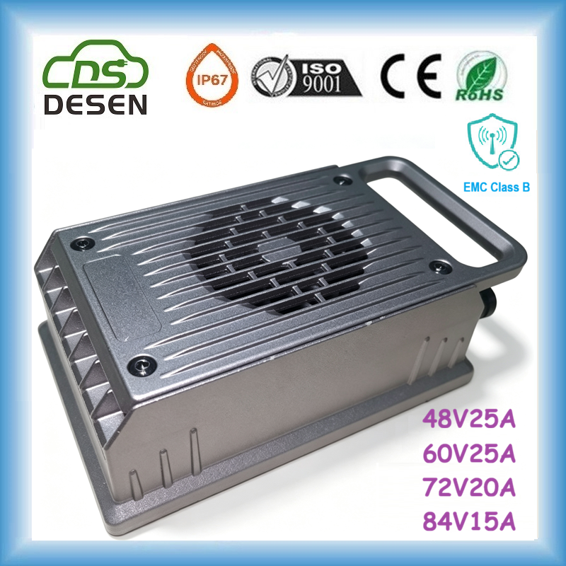 DESEN 1200W 72V20A UL CE Certificated battery charger maintainer