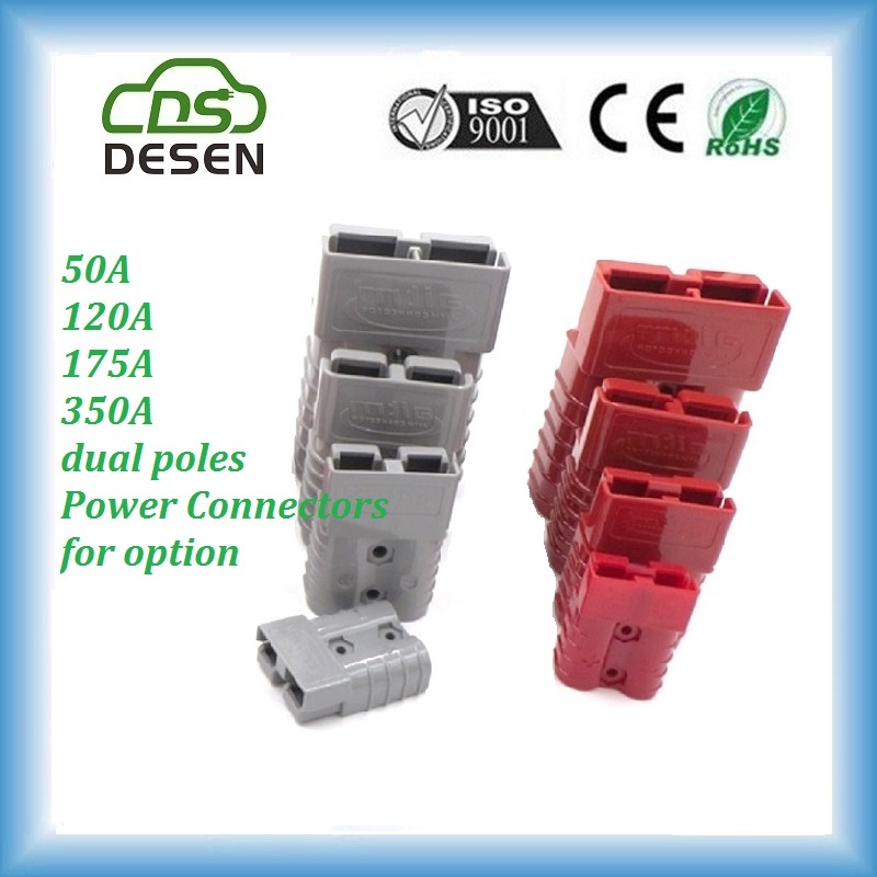 Anderson style 175A 600V Genderless DC Battery Power Connector
