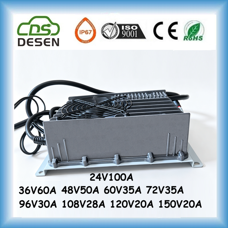 DESEN 3000W 72V35A battery charger maintainer