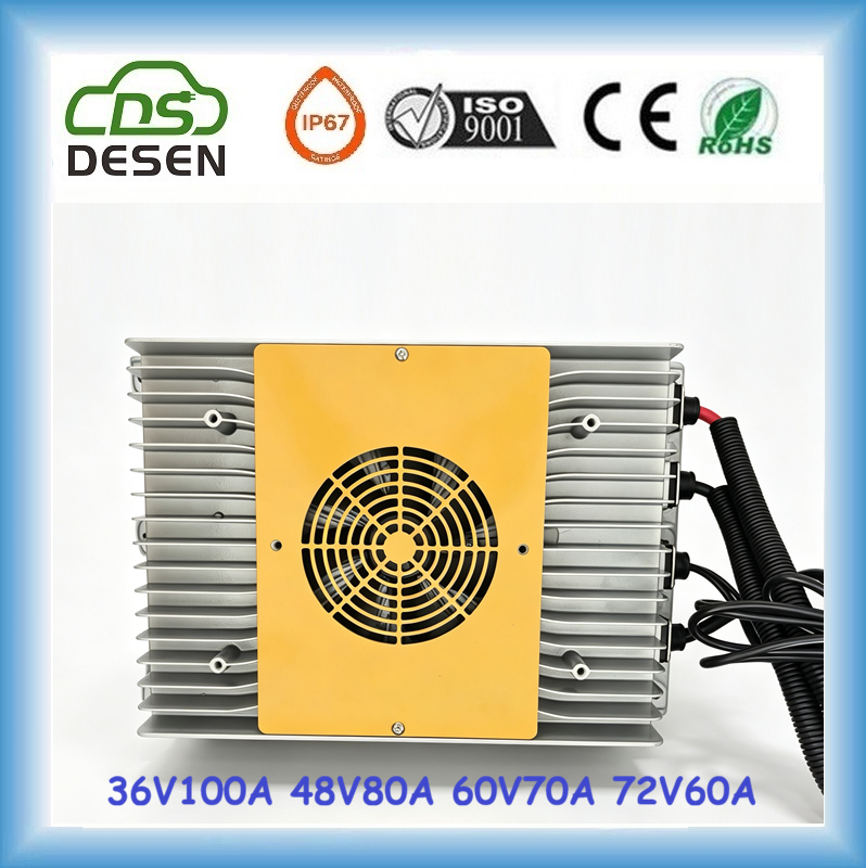 DESEN 5000W 60V70A battery charger maintainer