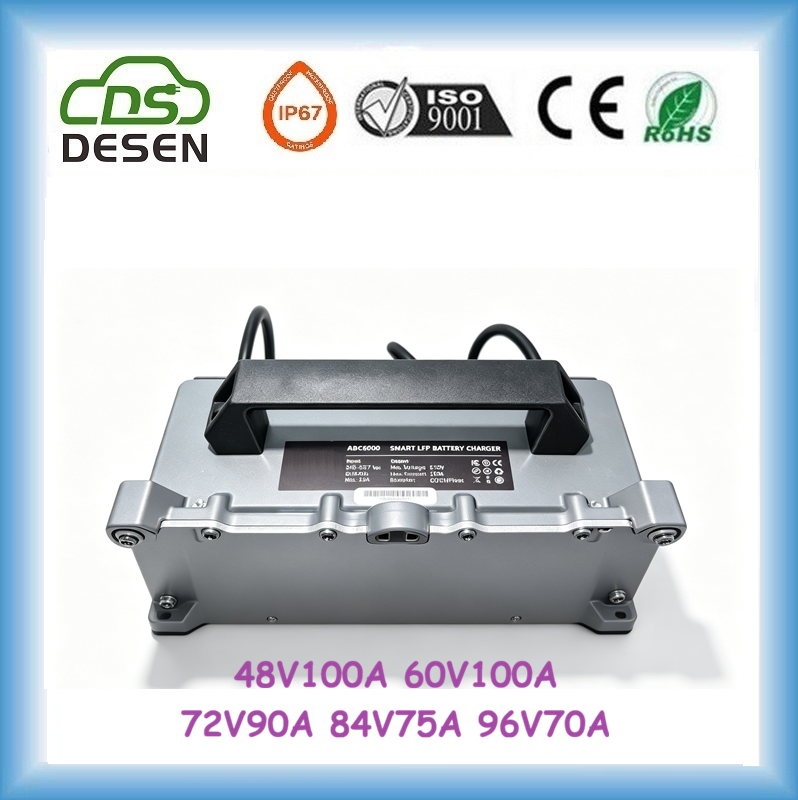 72V90A 6600W battery charger maintainer