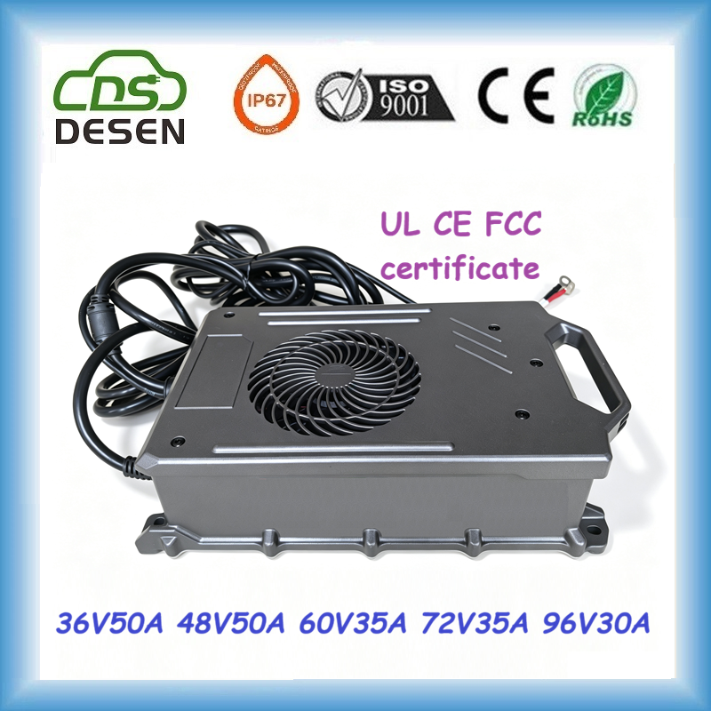 DESEN 3000W B 36V50A UL CE certificated battery charger maintainer
