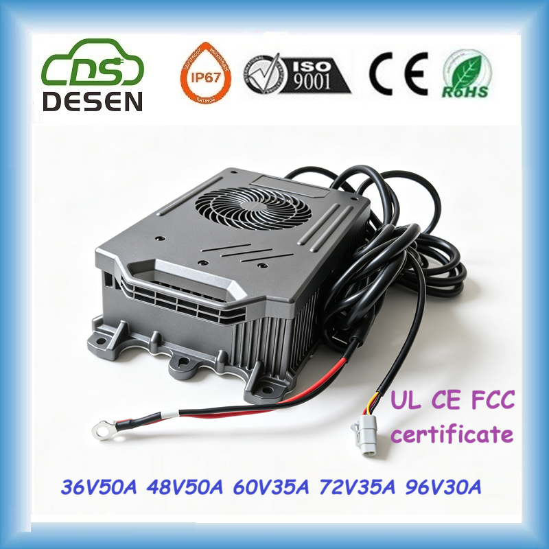 DESEN 5000W 72V35A UL CE certificated battery charger maintainer